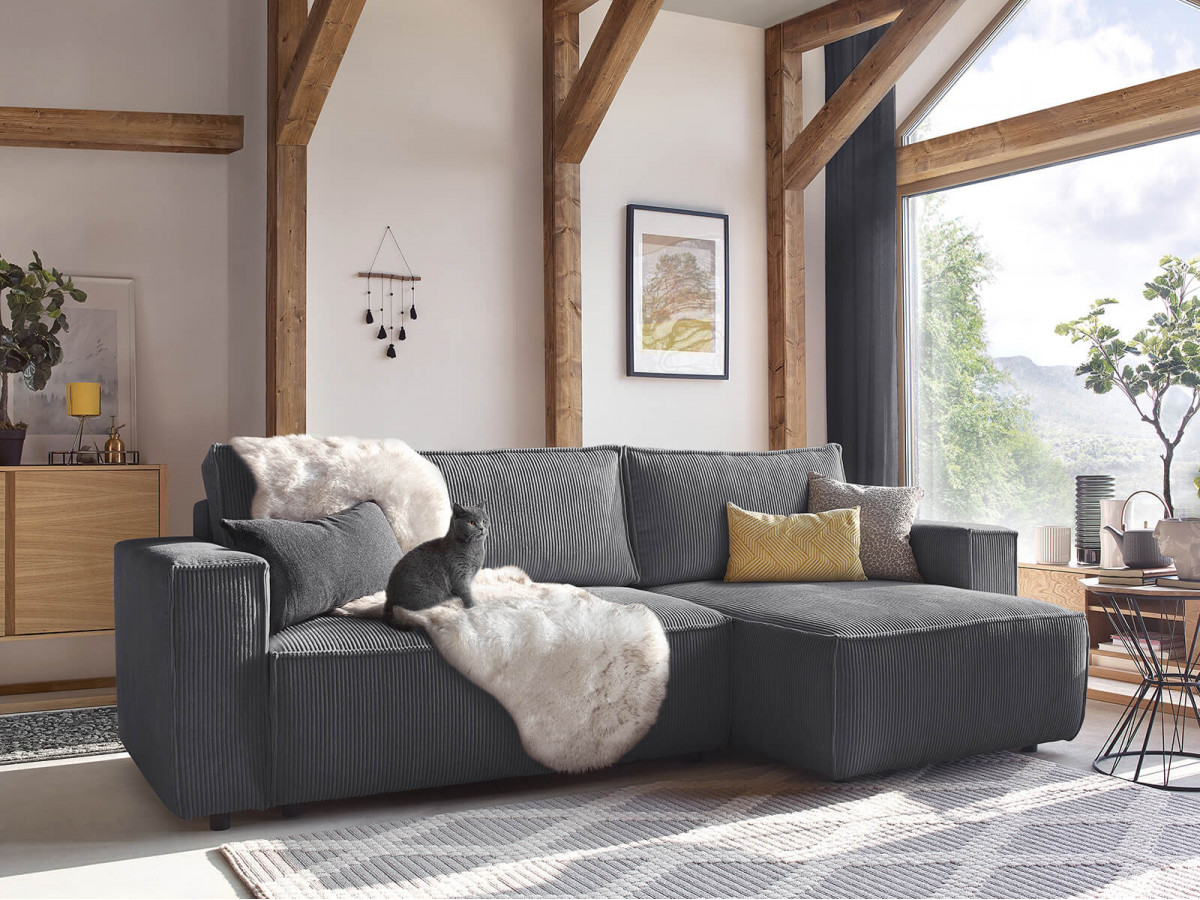 Kampinė sofa „NIHAD“ – su miego funkcija ir daiktadėže - Image 9