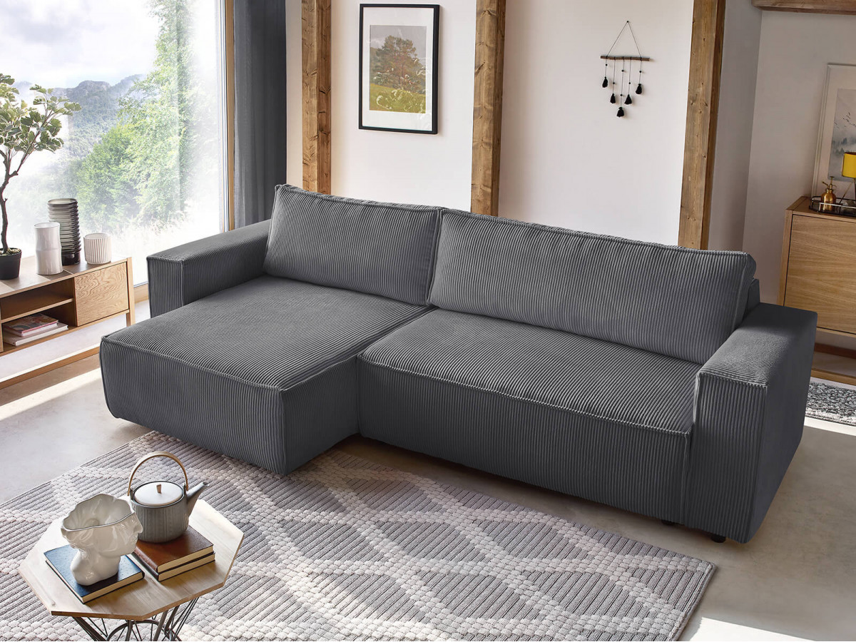 Kampinė sofa „NIHAD“ – su miego funkcija ir daiktadėže - Image 6