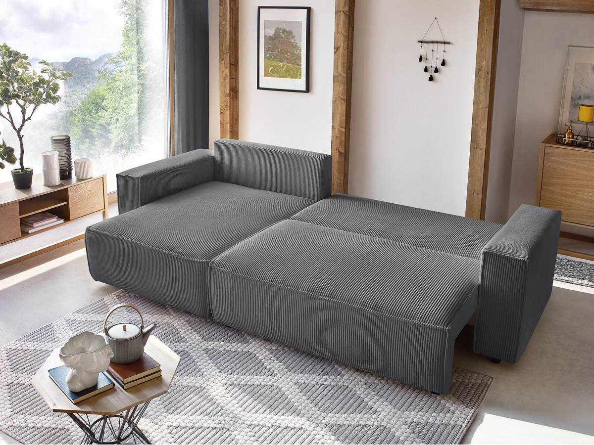 Kampinė sofa „NIHAD“ – su miego funkcija ir daiktadėže - Image 5