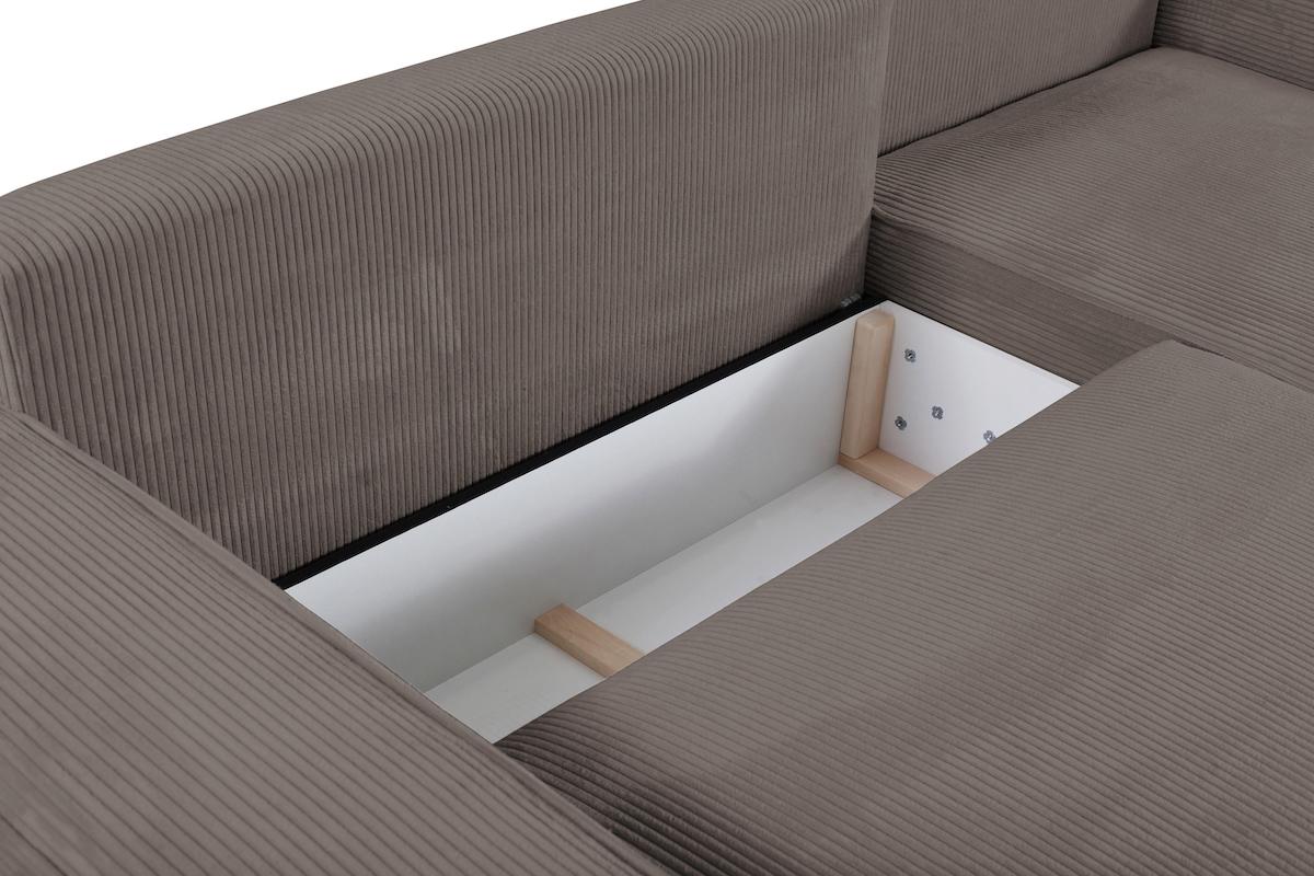 Kampinė sofa „NIHAD“ – su miego funkcija ir daiktadėže - Image 3