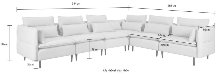 ALVIK modulinė kampinė sofa – ekspozicinis modelis - Image 3