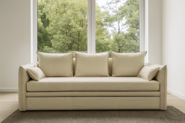 EDINBURGH sofa-lova – beige (veliūras)