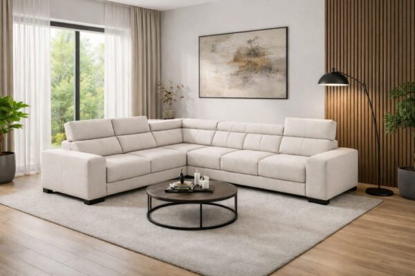 EWA FEWA modulinė kampinė sofa – balta