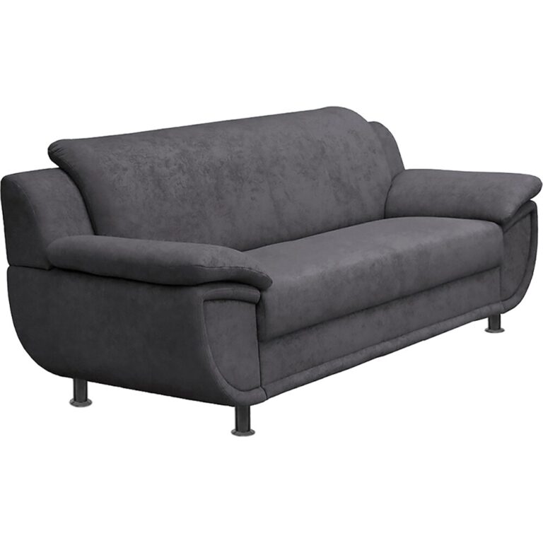RONDO 2+2 vietų sofa su pufu – antracito spalvos - Image 4